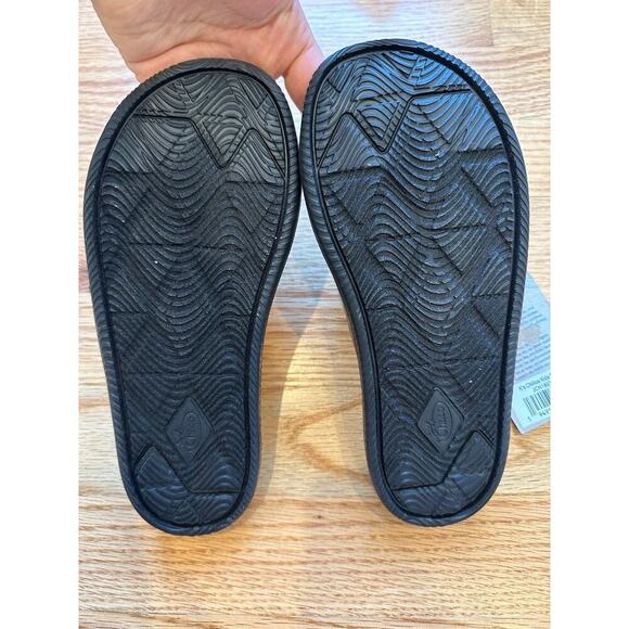 NEW Chacos Chillos Big Kids Black Slide Sandals, Sz 3, Unisex (C114) - Picture 3 of 6